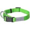 Basic Line Nylon Collar Green Adjustable Length 39/60 cm x Width 20 mm for Dogs