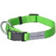 Basic Line Nylon Collar Green Adjustable Length 39/60 cm x Width 20 mm for Dogs Basic Line Nylon Collar Green Adjustable Length 39/60 cm x Width 20 mm for Dogs