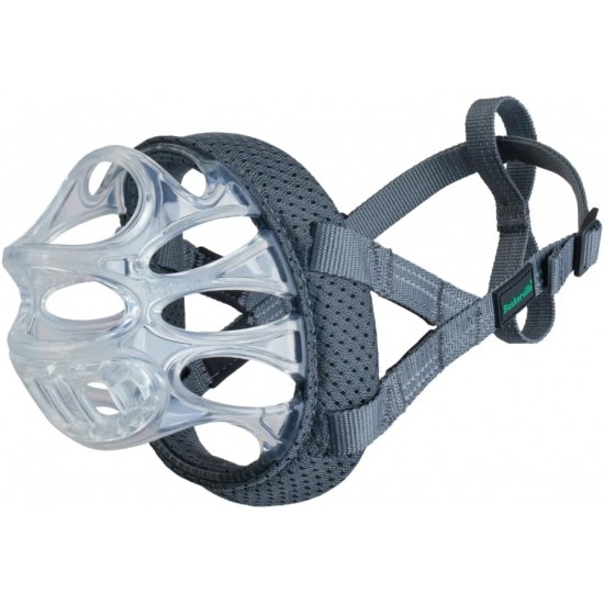 Baskerville INVISA Muzzle - Patented Dog-friendly Design, Dogs Can Pant/Drink, Adjustable, Padded, Muzzle for Medium Dogs, Prevents Biting and Browsing (Size 3) Baskerville INVISA Muzzle - Patented Dog-friendly Design, Dogs Can Pant/Drink, Adjustable, Padded, Muzzle for Medium Dogs, Prevents Biting and Browsing (Size 3)