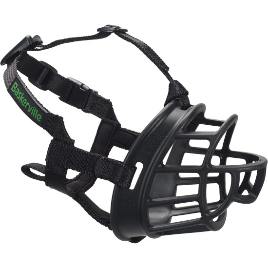 Baskerville Ultra Muzzle, black, size 5 Baskerville Ultra Muzzle, black, size 5
