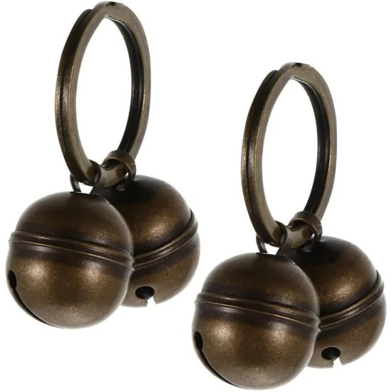 Bells for Crafts, Cat Bell, Set of 2 Extra Loud Cat and Dog Bells Pet Tracker Bell Dog Bell for Collar, Pendant Bells for Dog Cat Harness Bells for Crafts, Cat Bell, Set of 2 Extra Loud Cat and Dog Bells Pet Tracker Bell Dog Bell for Collar, Pendant Bells for Dog Cat Harness
