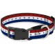 Buckle-Down Americana Star Martingale Striped Dog Collar 1" Wide Fits 15" - 26" Neck - Red/White/Blue Buckle-Down Americana Star Martingale Striped Dog Collar 1" Wide Fits 15" - 26" Neck - Red/White/Blue