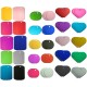 CDIYTOOL 90 Pieces Colorful Blank Dog Tags Pet ID Tags Blank Dog Tags Aluminum Alloy Personalized Name Tags Phone Number Tags with 3 Shape Hole 10 Colors