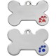 CENPEK 2 Blank Bone Shaped Pet ID Tags, Engraved Bone ID Tags for Dogs & Cats, DIY Personalized Pet Name Tags CENPEK 2 Blank Bone Shaped Pet ID Tags, Engraved Bone ID Tags for Dogs & Cats, DIY Personalized Pet Name Tags