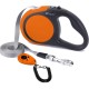 CFMOUR Retractable Dog Leash, 5M/50KG, Orange, Heavy Duty Extendable for Medium to Large Dogs; Strong Nylon Strap, One Button Brake and Latch, Bonus Training Clicker CFMOUR Retractable Dog Leash, 5M/50KG, Orange, Heavy Duty Extendable for Medium to Large Dogs; Strong Nylon Strap, One Button Brake and Latch, Bonus Training Clicker