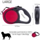 CFMOUR Retractable Dog Leash, 5M/50KG, Orange, Heavy Duty Extendable for Medium to Large Dogs; Strong Nylon Strap, One Button Brake and Latch, Bonus Training Clicker CFMOUR Retractable Dog Leash, 5M/50KG, Orange, Heavy Duty Extendable for Medium to Large Dogs; Strong Nylon Strap, One Button Brake and Latch, Bonus Training Clicker