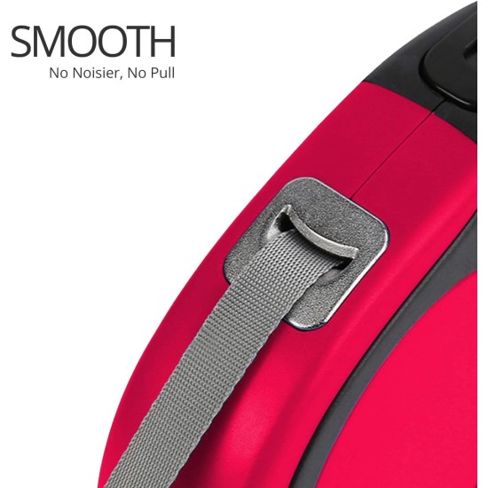 CFMOUR Retractable Dog Leash, 5M/50KG, Orange, Heavy Duty Extendable for Medium to Large Dogs; Strong Nylon Strap, One Button Brake and Latch, Bonus Training Clicker CFMOUR Retractable Dog Leash, 5M/50KG, Orange, Heavy Duty Extendable for Medium to Large Dogs; Strong Nylon Strap, One Button Brake and Latch, Bonus Training Clicker