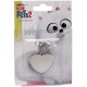 CYPBRANDS C Y P Pets 2 - Gidget Silver Metal Heart Shaped Plaque Customizable to Any Necklace Thanks to the Heavy Duty Pendant 150g CYPBRANDS C Y P Pets 2 - Gidget Silver Metal Heart Shaped Plaque Customizable to Any Necklace Thanks to the Heavy Duty Pendant 150g