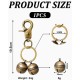 Cat Bell, Pet Bells, Extra Loud Cat and Dog Bell for Collar, Pet Tracker and Falconry, Cat Tracker, Robust Brass Collar Pendant with Rotating Lobster Clasp Cat Bell, Pet Bells, Extra Loud Cat and Dog Bell for Collar, Pet Tracker and Falconry, Cat Tracker, Robust Brass Collar Pendant with Rotating Lobster Clasp