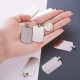 Cheriswelry Blank Stamping Dog Tag Pendant Stainless Steel Personalised Engraving Name Charm Pet ID Name Charms for Necklace Jewellery Cheriswelry Blank Stamping Dog Tag Pendant Stainless Steel Personalised Engraving Name Charm Pet ID Name Charms for Necklace Jewellery