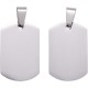 Cheriswelry Blank Stamping Dog Tag Pendant Stainless Steel Personalised Engraving Name Charm Pet ID Name Charms for Necklace Jewellery Cheriswelry Blank Stamping Dog Tag Pendant Stainless Steel Personalised Engraving Name Charm Pet ID Name Charms for Necklace Jewellery