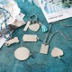 Cheriswelry Blank Stamping Dog Tag Pendant Stainless Steel Personalised Engraving Name Charm Pet ID Name Charms for Necklace Jewellery Cheriswelry Blank Stamping Dog Tag Pendant Stainless Steel Personalised Engraving Name Charm Pet ID Name Charms for Necklace Jewellery