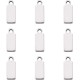 Cheriswelry Blank Stamping Dog Tag Pendant Stainless Steel Personalised Engraving Name Charm Pet ID Name Charms for Necklace Jewellery Cheriswelry Blank Stamping Dog Tag Pendant Stainless Steel Personalised Engraving Name Charm Pet ID Name Charms for Necklace Jewellery
