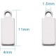 Cheriswelry Blank Stamping Dog Tag Pendant Stainless Steel Personalised Engraving Name Charm Pet ID Name Charms for Necklace Jewellery Cheriswelry Blank Stamping Dog Tag Pendant Stainless Steel Personalised Engraving Name Charm Pet ID Name Charms for Necklace Jewellery