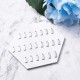 Cheriswelry Blank Stamping Dog Tag Pendant Stainless Steel Personalised Engraving Name Charm Pet ID Name Charms for Necklace Jewellery Cheriswelry Blank Stamping Dog Tag Pendant Stainless Steel Personalised Engraving Name Charm Pet ID Name Charms for Necklace Jewellery