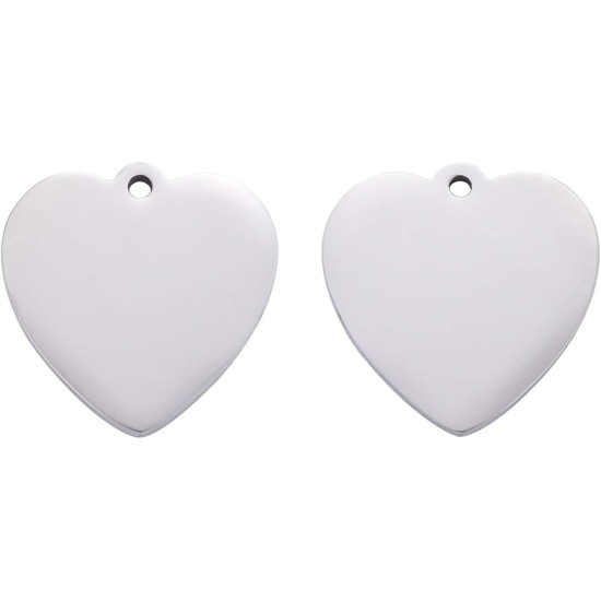 Cheriswelry Blank Stamping Dog Tag Pendant Stainless Steel Personalised Engraving Name Charm Pet ID Name Charms for Necklace Jewellery Cheriswelry Blank Stamping Dog Tag Pendant Stainless Steel Personalised Engraving Name Charm Pet ID Name Charms for Necklace Jewellery
