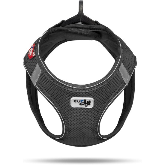 Classic Vest Harness Air Mesh with curli D-Ring Buckle, Black, L Classic Vest Harness Air Mesh with curli D-Ring Buckle, Black, L