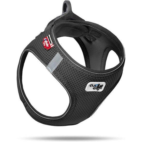 Classic Vest Harness Air Mesh with curli D-Ring Buckle, Black, L Classic Vest Harness Air Mesh with curli D-Ring Buckle, Black, L