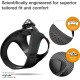 Classic Vest Harness Air Mesh with curli D-Ring Buckle, Black, L Classic Vest Harness Air Mesh with curli D-Ring Buckle, Black, L