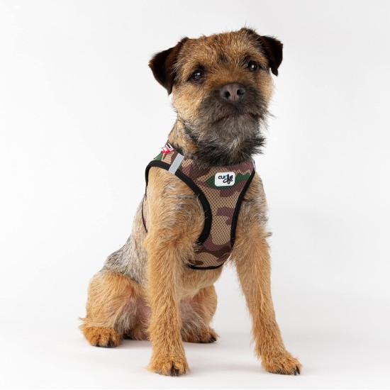 Classic Vest Harness Air Mesh with curli D-Ring Buckle, Black, L Classic Vest Harness Air Mesh with curli D-Ring Buckle, Black, L