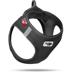 Classic Vest Harness Air Mesh with curli D-Ring Buckle, Black, L