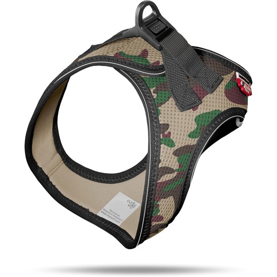 Classic Vest Harness Air Mesh with curli D-Ring Buckle, Black, L Classic Vest Harness Air Mesh with curli D-Ring Buckle, Black, L