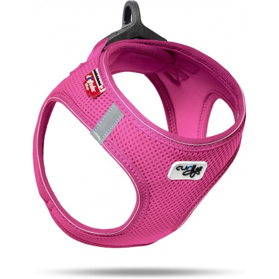 Classic Vest Harness Air Mesh with curli D-Ring Buckle, Fuchsia, S Classic Vest Harness Air Mesh with curli D-Ring Buckle, Fuchsia, S
