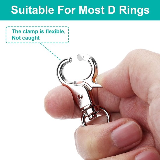 Cobee Dog Tag Clips with Rings 4 Pieces Dog Tag Clips with 10 Pieces Dog Tag Rings for Dog Cat Collar Harness Cobee Dog Tag Clips with Rings 4 Pieces Dog Tag Clips with 10 Pieces Dog Tag Rings for Dog Cat Collar Harness