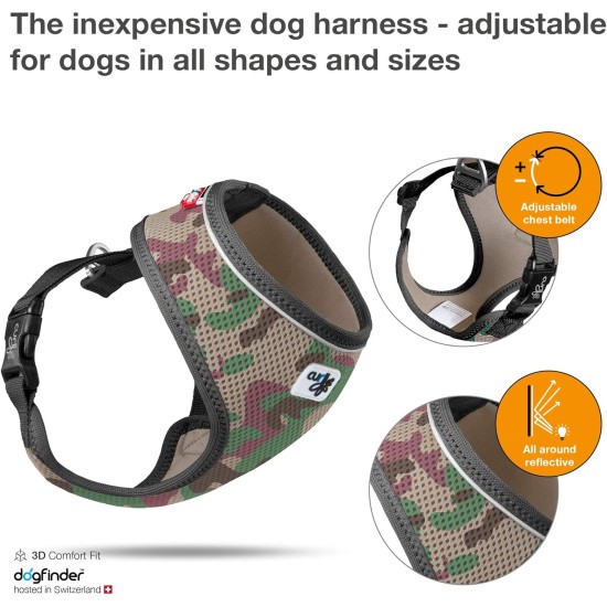 Curli Basic Air Mesh Harness, XS Curli Basic Air Mesh Harness, XS
