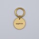 DAPHNEE ID TAG Brass Dog Tags with QR Code, Pet Online Profile, Scan the QR Instantly Receive a Pet Location Notification, Real Time Controllable via App ('daphne', L - 26 mm) DAPHNEE ID TAG Brass Dog Tags with QR Code, Pet Online Profile, Scan the QR Instantly Receive a Pet Location Notification, Real Time Controllable via App ('daphne', L - 26 mm)