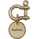 DAPHNEE ID TAG Brass Dog Tags with QR Code, Pet Online Profile, Scan the QR Instantly Receive a Pet Location Notification, Real Time Controllable via App ('daphne', L - 26 mm) DAPHNEE ID TAG Brass Dog Tags with QR Code, Pet Online Profile, Scan the QR Instantly Receive a Pet Location Notification, Real Time Controllable via App ('daphne', L - 26 mm)
