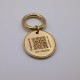 DAPHNEE ID TAG Brass Dog Tags with QR Code, Pet Online Profile, Scan the QR Instantly Receive a Pet Location Notification, Real Time Controllable via App ('daphne', L - 26 mm) DAPHNEE ID TAG Brass Dog Tags with QR Code, Pet Online Profile, Scan the QR Instantly Receive a Pet Location Notification, Real Time Controllable via App ('daphne', L - 26 mm)