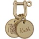 DAPHNEE ID TAG Brass Dog Tags with QR Code, Pet Online Profile, Scan the QR Instantly Receive a Pet Location Notification, Real Time Controllable via App ('daphne', L - 26 mm) DAPHNEE ID TAG Brass Dog Tags with QR Code, Pet Online Profile, Scan the QR Instantly Receive a Pet Location Notification, Real Time Controllable via App ('daphne', L - 26 mm)