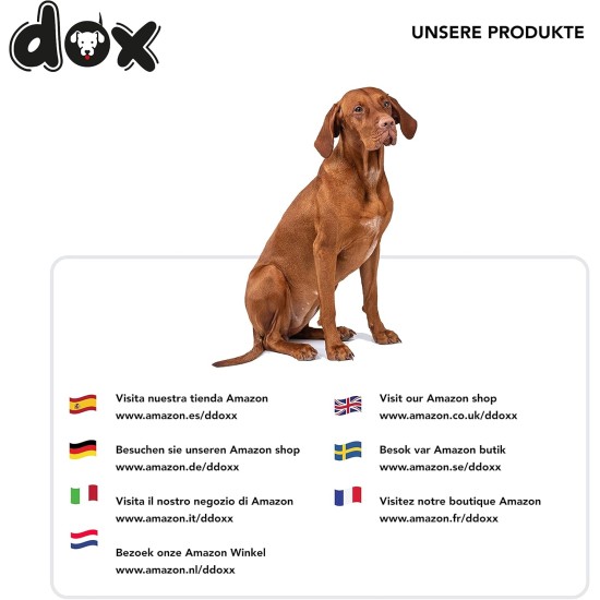 DDOXX Retractable Reflective Extendable Lead n Many Colours & Sizes for Small & Large Dogs DDOXX Retractable Reflective Extendable Lead n Many Colours & Sizes for Small & Large Dogs