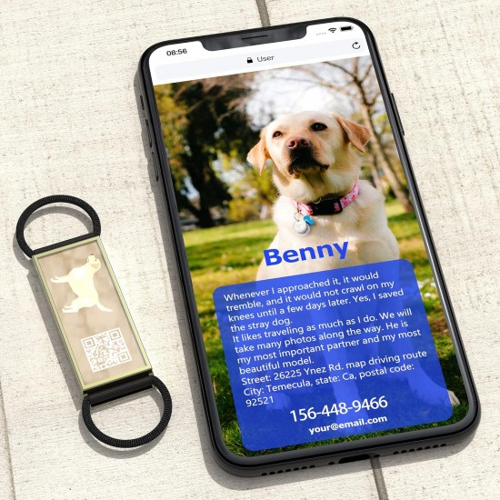 DISONTAG QR Code Silent Dog Tag ID 18 Dog Breeds Personalised Social Online Site Free Online Pet Profile Modification Control Privacy No App Required DISONTAG QR Code Silent Dog Tag ID 18 Dog Breeds Personalised Social Online Site Free Online Pet Profile Modification Control Privacy No App Required