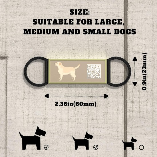 DISONTAG QR Code Silent Dog Tag ID 18 Dog Breeds Personalised Social Online Site Free Online Pet Profile Modification Control Privacy No App Required DISONTAG QR Code Silent Dog Tag ID 18 Dog Breeds Personalised Social Online Site Free Online Pet Profile Modification Control Privacy No App Required