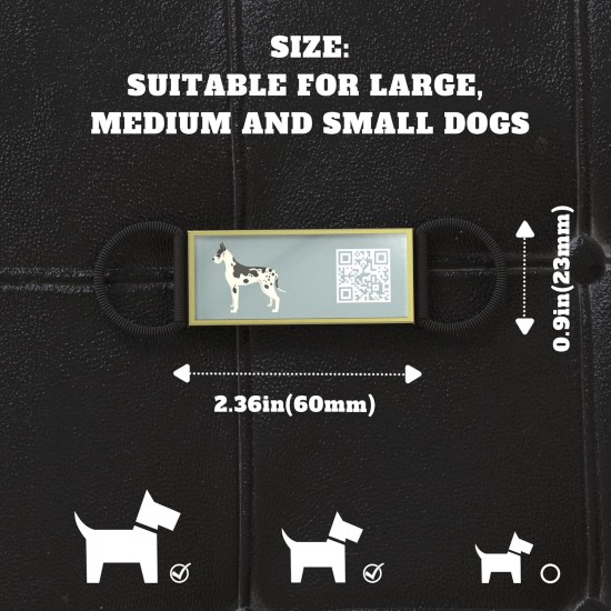 DISONTAG QR Code Silent Dog Tag ID 18 Dog Breeds Personalised Social Online Site Free Online Pet Profile Modification Control Privacy No App Required DISONTAG QR Code Silent Dog Tag ID 18 Dog Breeds Personalised Social Online Site Free Online Pet Profile Modification Control Privacy No App Required