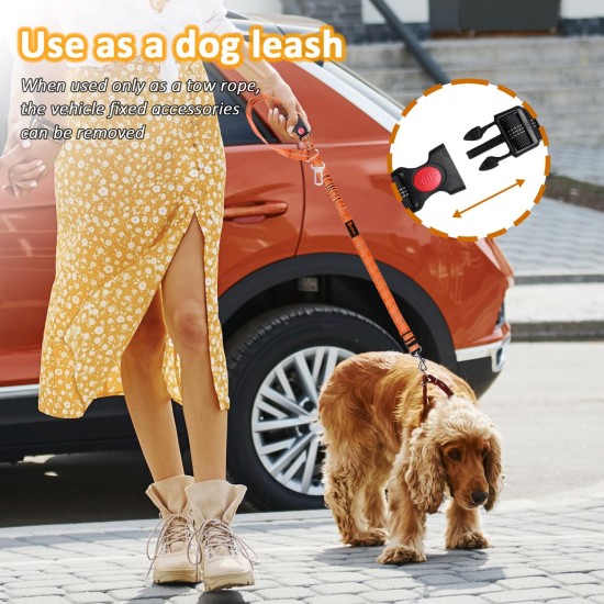 Detachable Dog Seat Belt Harness for Car, 3 in 1 Pet Dog Car Seat Belt, Retractable Restraint Secures to Vehicle Headrest and Adjustable Reflective Detachable Dog Seat Belt Harness for Car, 3 in 1 Pet Dog Car Seat Belt, Retractable Restraint Secures to Vehicle Headrest and Adjustable Reflective