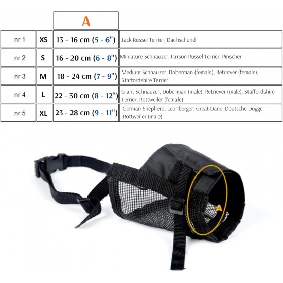 Dingo 16777-2 Soft Nylon Muzzle with Breathable Mesh Rottweiler Dog, Great Dane, German Shepherd, Short-Term Veterinarian Muzzle, Adjustable Neck Strap, Black Dingo 16777-2 Soft Nylon Muzzle with Breathable Mesh Rottweiler Dog, Great Dane, German Shepherd, Short-Term Veterinarian Muzzle, Adjustable Neck Strap, Black