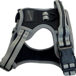 Dog & Co Padded Reflective Sports Harness - Black, Large Dog & Co Padded Reflective Sports Harness - Black, Large