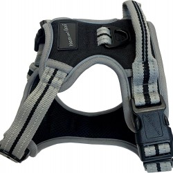 Dog & Co Padded Reflective Sports Harness - Black, Large Dog & Co Padded Reflective Sports Harness - Black, Large