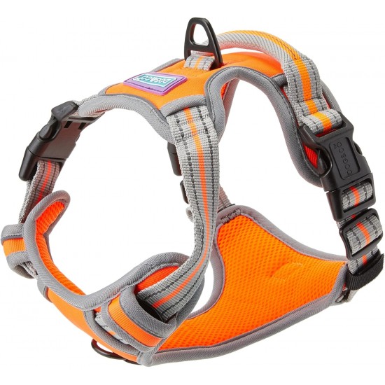 Dog & Co Padded and Reflective Sports Harness - Orange, Medium Dog & Co Padded and Reflective Sports Harness - Orange, Medium