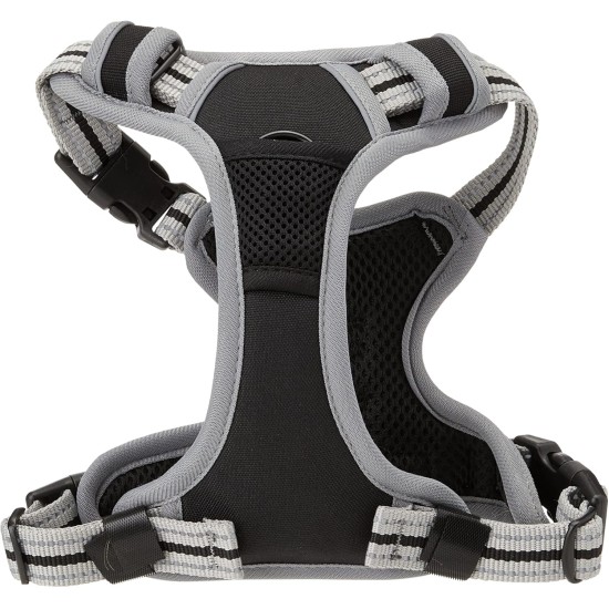 Dog & Co Sports Harness Padded Reflective Black Small Dog & Co Sports Harness Padded Reflective Black Small