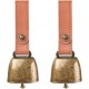 Dog Collar Bell, Pet Bells Tracker Noisemaker, Anti-Theft Bell with Leather Button Strap for Dog, Cat, Cow Horse, Sheep, Small Pet Dog Collar Bell, Pet Bells Tracker Noisemaker, Anti-Theft Bell with Leather Button Strap for Dog, Cat, Cow Horse, Sheep, Small Pet