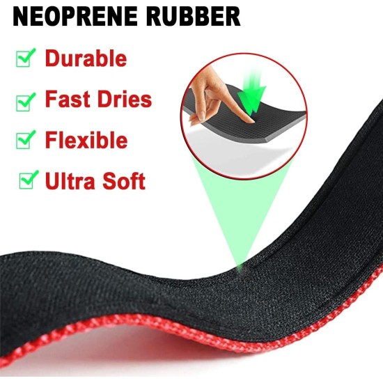 Dog Collar, Reflective Adjustable Basic Dog Collar with Soft Neoprene Padding, Durable Nylon Pet Collars for Puppies, Small Dogs Dog Collar, Reflective Adjustable Basic Dog Collar with Soft Neoprene Padding, Durable Nylon Pet Collars for Puppies, Small Dogs