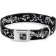 Dog Collar, Seatbelt Buckle, Lucky Red, 18" to 32", 1.5" Wide Dog Collar, Seatbelt Buckle, Lucky Red, 18" to 32", 1.5" Wide