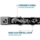Dog Collar, Seatbelt Buckle, Lucky Red, 18" to 32", 1.5" Wide Dog Collar, Seatbelt Buckle, Lucky Red, 18" to 32", 1.5" Wide