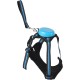 Dog Harness and Lead, Dog Harness with 1.8 m Retractable Multifunction Dog Lead with One Button Control, One Hand Brake, Tangle Free, Small