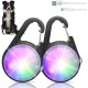 Dog Lights 2 Pack LED Rechargeable Dog Collar Lights Clip On with RGB Colour Pet Safety Lights Illuminated Dog Harness Light for Night Hiking Camping Dog Lights 2 Pack LED Rechargeable Dog Collar Lights Clip On with RGB Colour Pet Safety Lights Illuminated Dog Harness Light for Night Hiking Camping