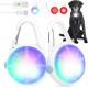 Dog Lights 2 Pack LED Rechargeable Dog Collar Lights Clip On with RGB Colour Pet Safety Lights Illuminated Dog Harness Light for Night Hiking Camping Dog Lights 2 Pack LED Rechargeable Dog Collar Lights Clip On with RGB Colour Pet Safety Lights Illuminated Dog Harness Light for Night Hiking Camping